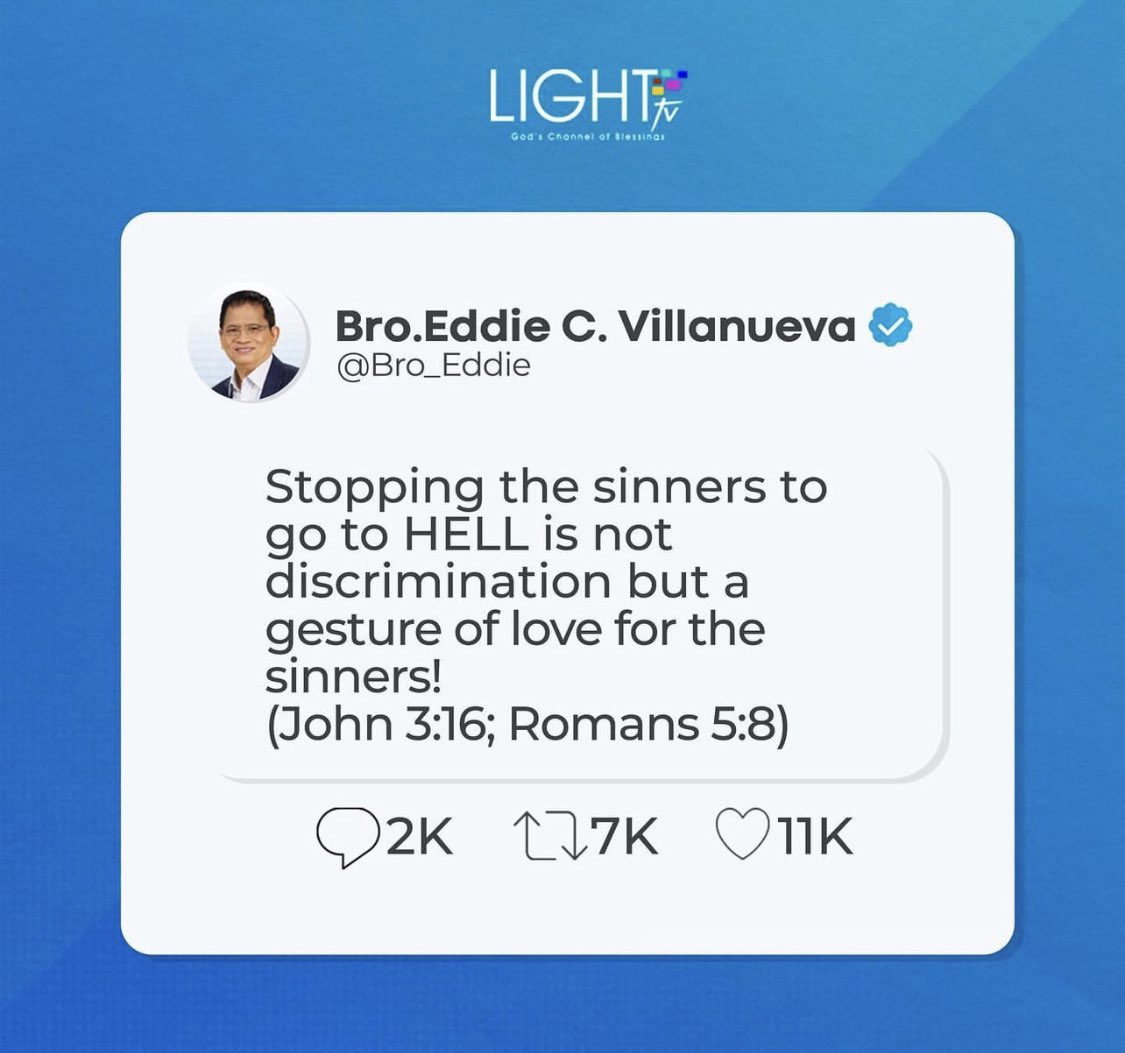 babez777's tweet photo. #NoToSOGIEbill 
We pray O Lord Jesus for the deliverance of those under the demonic bondage of immortality.
Have mercy on them O Lord and save them. 
Embrace them with Your everlasting love..In Jesus’ Mighty Name, Amen! https://t.co/XkLsp90RlW