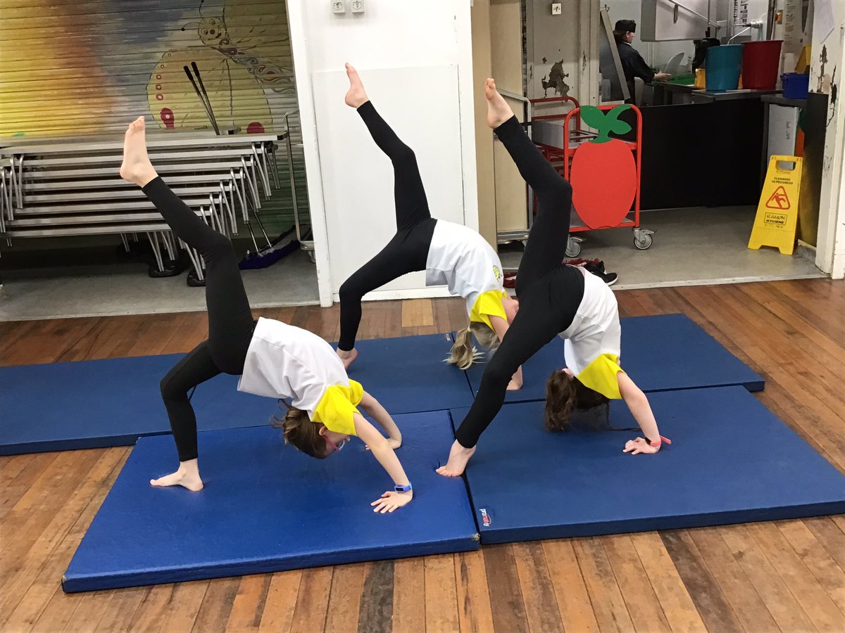 MissCunniffe's tweet photo. Year 5 have been practising their balancing skills on a range of equipment. 🤸‍♀️ #gymnastics #LSJPpe @LeighSTJOHNSsch https://t.co/LlJWB1vNMb