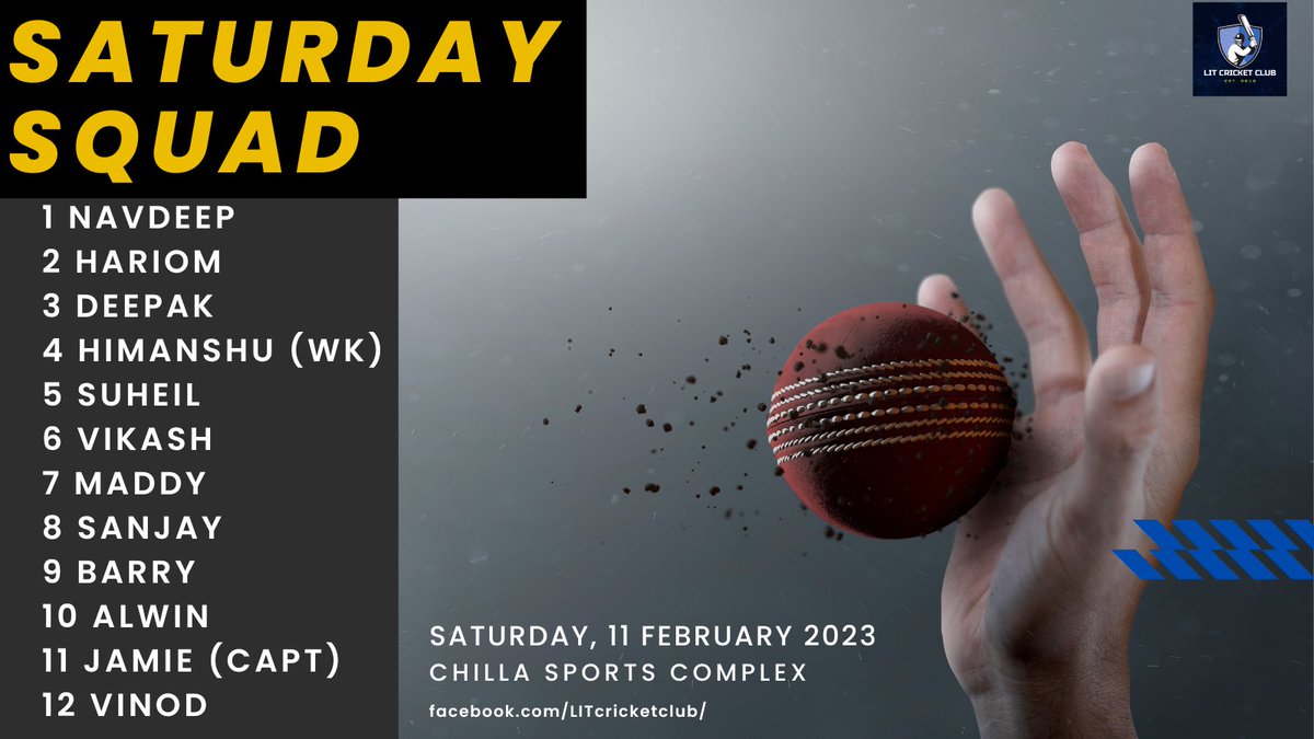 LITcricketteam's tweet photo. Game on. 🔥🏏 #cricket https://t.co/i2EAUk7x6F