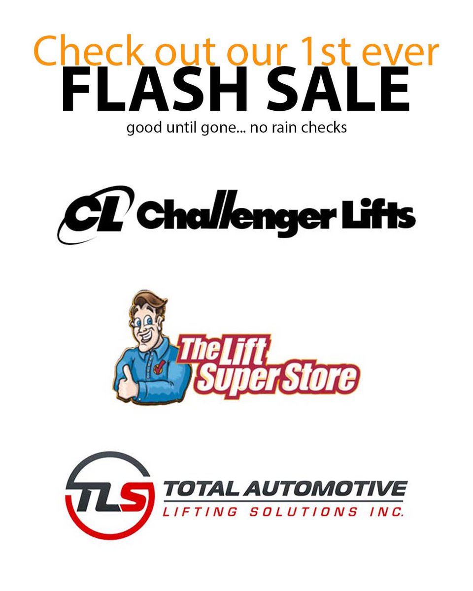 🔥FLASH SALE on some of our most popular two post lift models; lowering prices until they are gone!

eepurl.com/iklI85

#carlifts #vehiclelifts #automotivetools