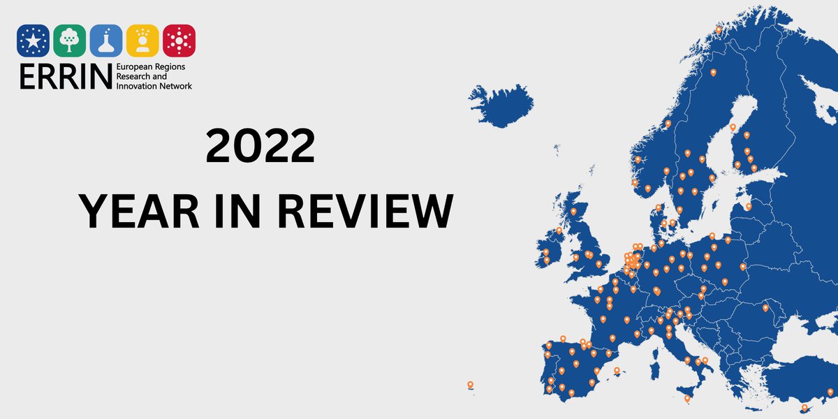 ERRINNetwork's tweet photo. What a year! 🎉In 2022, ERRIN and its members have engaged in a multitude of initiatives, ranging from involvement in the #EUMissions, the #NewInnovationAgenda, to new exciting projects! Thank you #ERRINmembers for your hard work! Read our Year in review: https://t.co/5Vr9lFFniT https://t.co/zmtgwYKHJy
