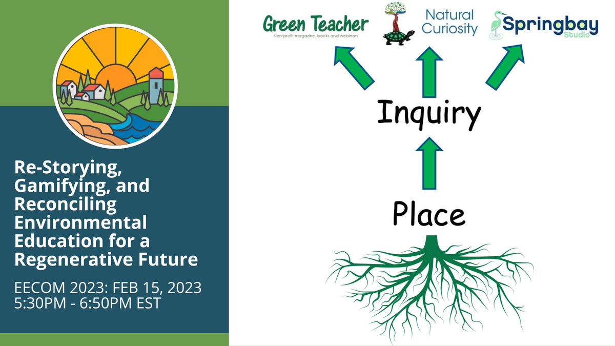 SpringbayStudio's tweet photo. Interested in Inquiry-based learning about #climatechange? Join us with @NaturlCuriosity and @GreenTeacherMag for our hands-on  workshop at #EECOM conference on Feb.15th!  Check out more about @eecom_info conference: https://t.co/Ddq6SKkRny https://t.co/O2RjKRXzh9
