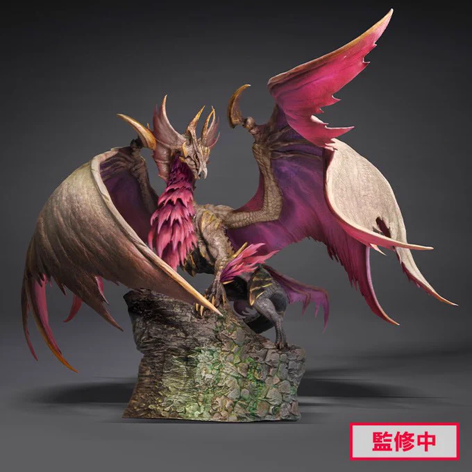 ええんメルゼナフィギュア欲しいけどお金なーい!!から欲望をイラストにぶつけたらとんでもなく丸くて緩いメルゼナが出来たお座りしちゃってるよ 