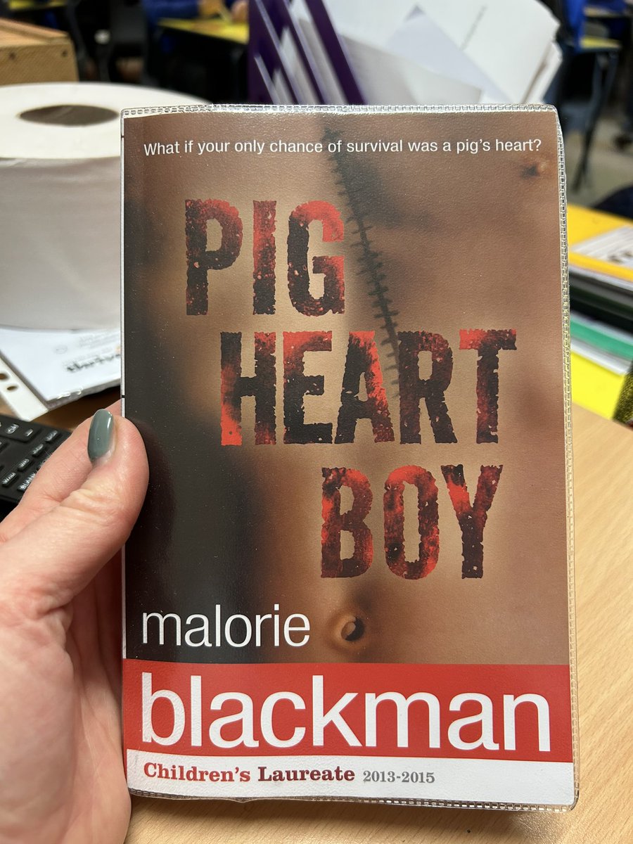 teachc77's tweet photo. Year 6 Eagle class @Westfield_PA have loved reading Pig Heart Boy and following the highs and lows of Cam @malorieblackman We can’t believe that you left us with such an unknown at the end! Will there be a PHB 2? @GreenfieldsEdu @baronbedford https://t.co/jWqQJK4s1U