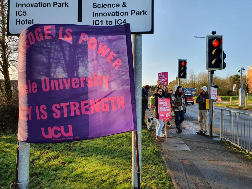 Keele UCU tweet media