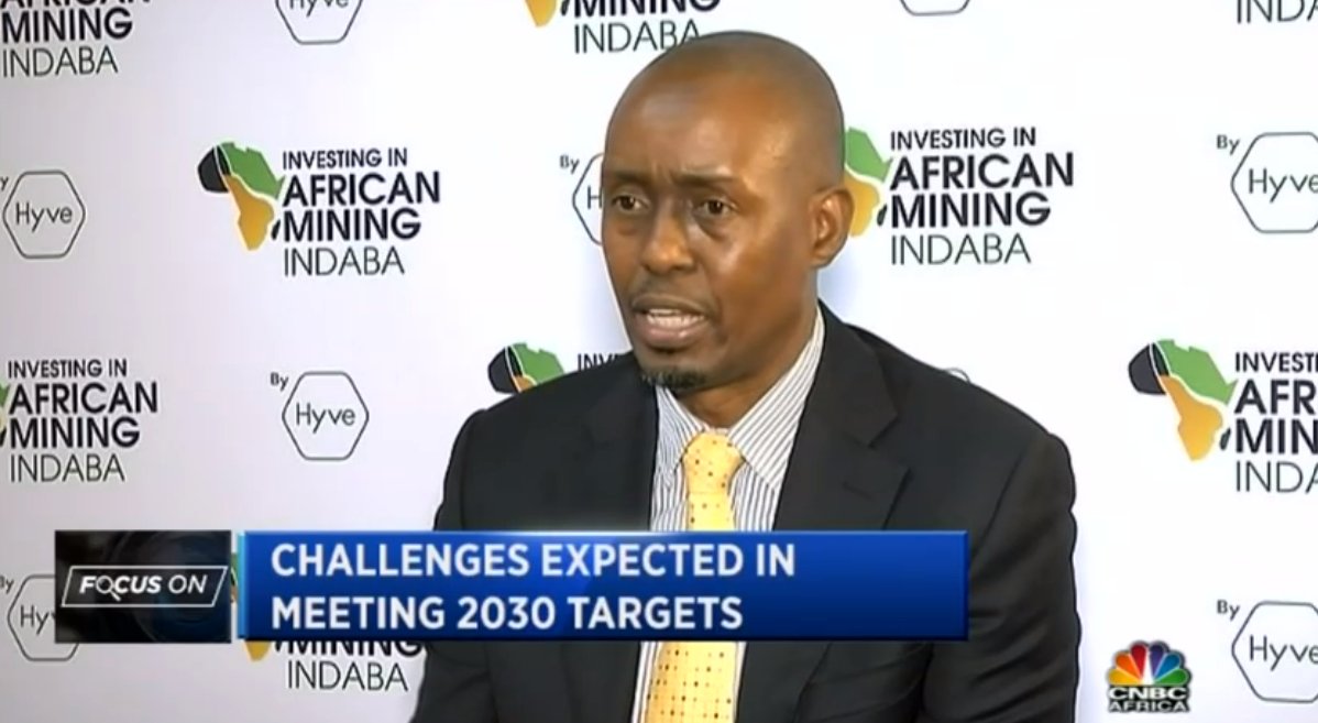 cnbcafrica's tweet photo. [WATCH] @PhindaVilakazi joins @cnbcafrica's @FifiPeters  to discuss the challenges expected in meeting 2030 targets from @MiningIndaba 
#MI23 #MI410
Watch here:https://t.co/cUkyXy6Y9k https://t.co/mVBS5tUbRG