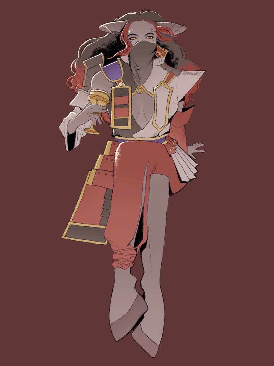 YDebun's tweet photo. || Character profile ||
                 
           Name: Tanshena of Manesh

- An aged grayish-black toned Quaeni of the former province of Tousel. Much of her life is a mystery, but from various sources she’s at the age of 150, but since her people age barely—and infertility https://t.co/2AxBZvTAXb
