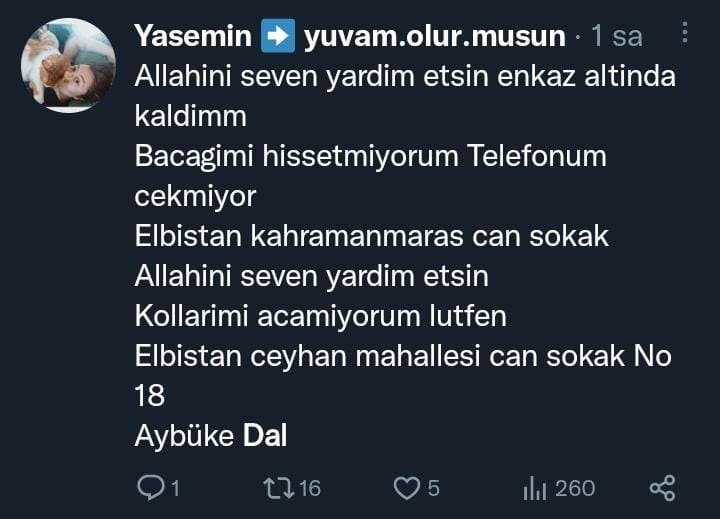 #depremsondakika #deprem <a href="/OguzhanUgur/">Oğuzhan Uğur</a> <a href="/jahreindota/">Jahrein</a> <a href="/haluklevent/">Haluk Levent ( Ahbap Ekibi )</a>