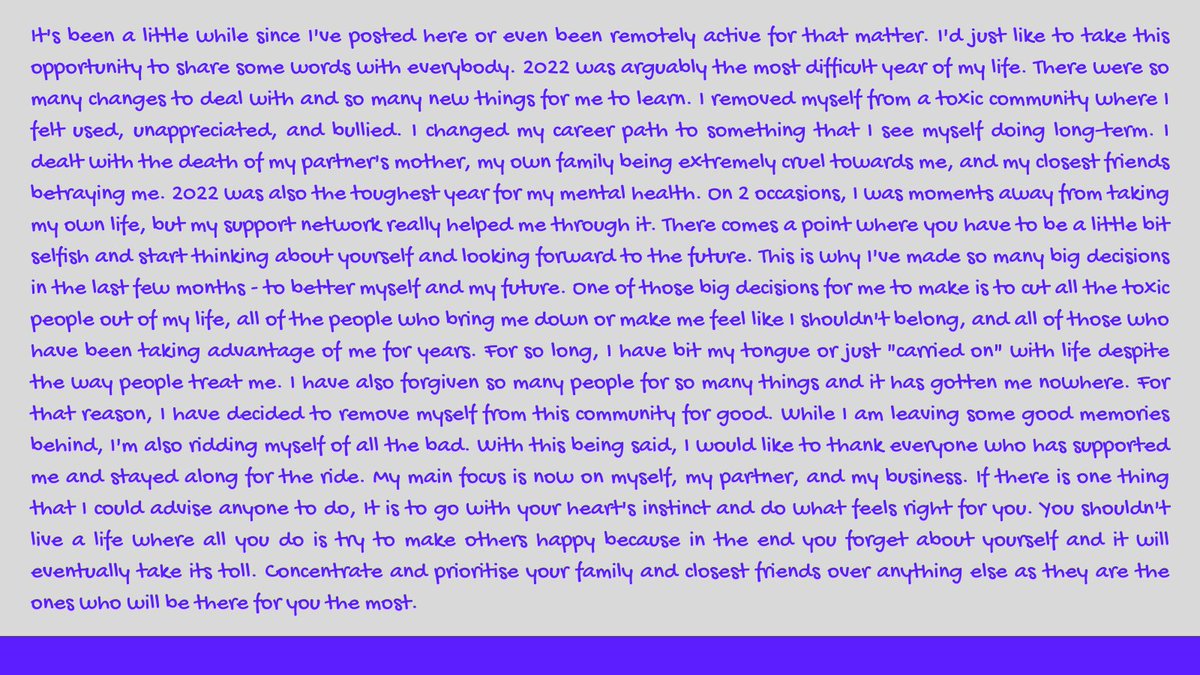 A few words