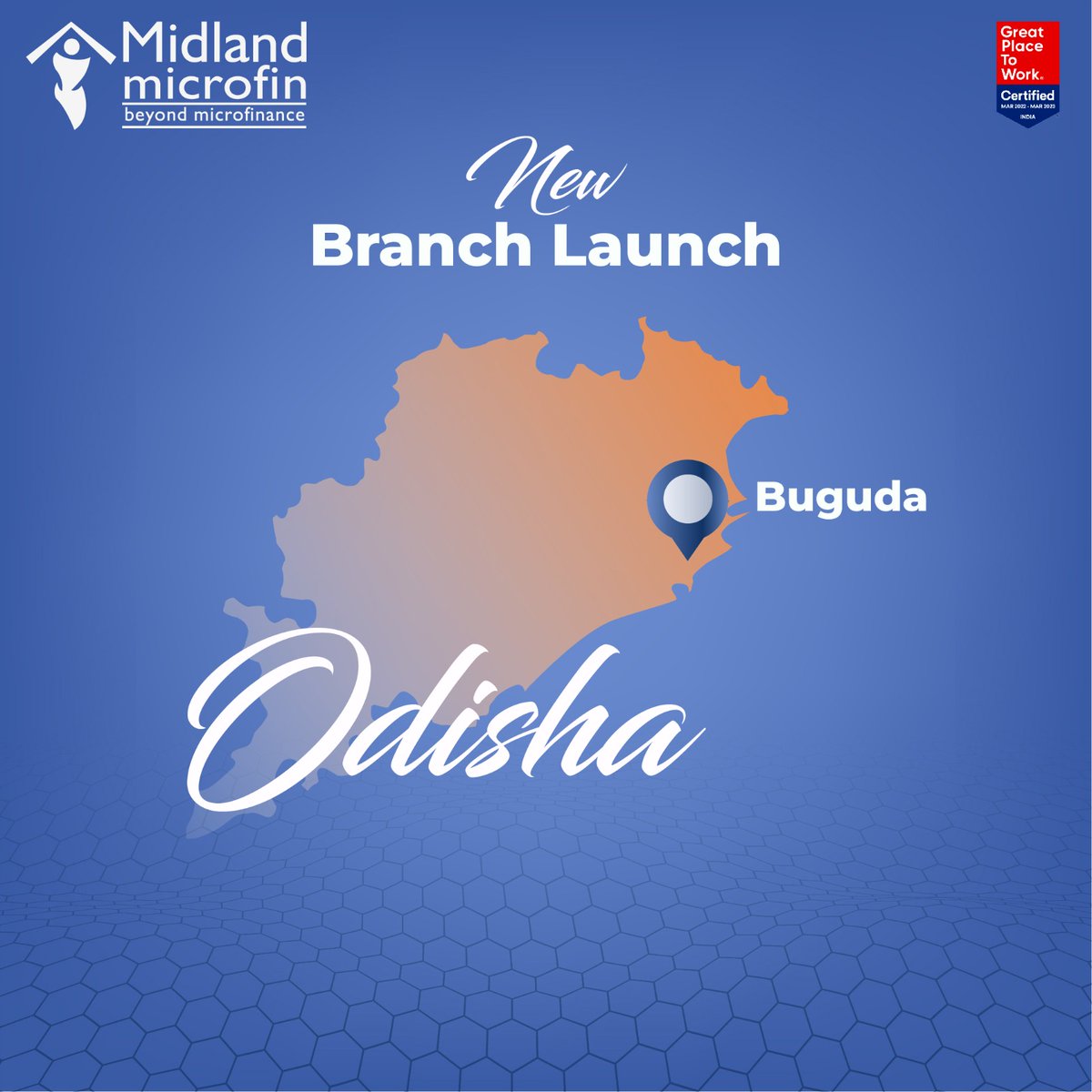 MidlandMicrofin's tweet photo. Midland is growing, scaling, and expanding at an unprecedented pace.
Midland is proud to announce the opening of its new branch in Buguda, Orissa.
#midlandmicrofinltd #midlandmicrofin #newopening #newbranch
#MFI #newbeginnings
#microfinance #finances #newbranches #buguda #Odisha https://t.co/hxGyaDNnKM