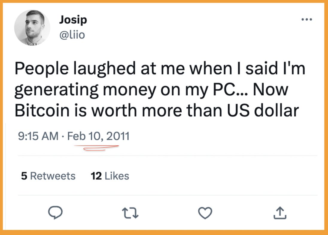 The Bitcoin Historian tweet media