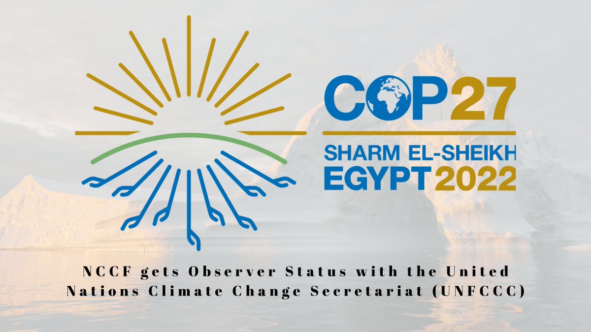 NCCF has been given Observer Status with the UNFCCC, at its 27th Conference of Parties (COP), held at Sharm-El-Sheikh, Egypt in November 2022, as communicated by the UNFCCC Secretariat on 6th February 2023. #COP27 #climatechange #ClimateAction #nccfindia #observerstatus