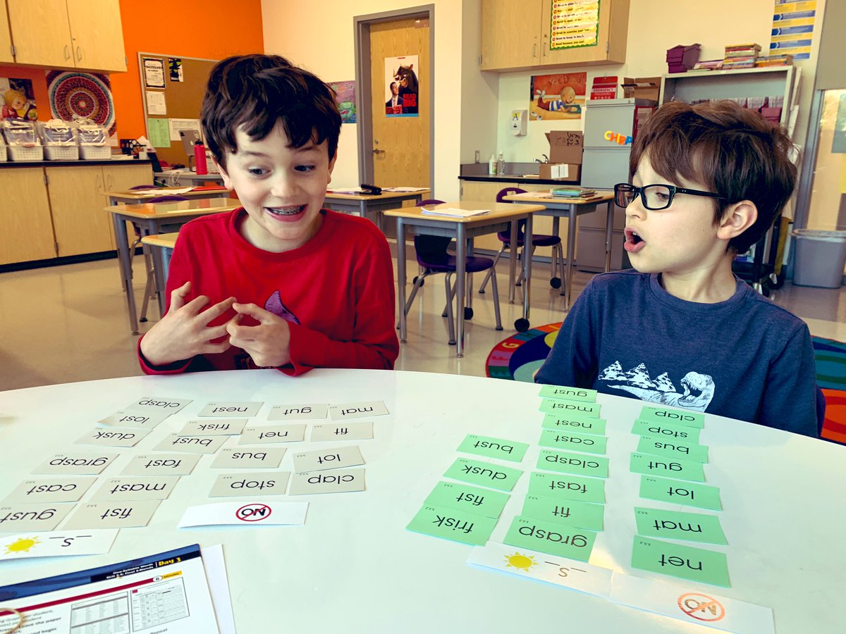 Hooray! We’re getting faster at sorting and reading our target words! ⏱️💨👀 <a href="/APSLiteracy/">APS Elementary ELA</a> <a href="/APSCardinalElem/">Cardinal Elementary</a> <a href="/APSCARDPR/">Tammy Cantow</a>