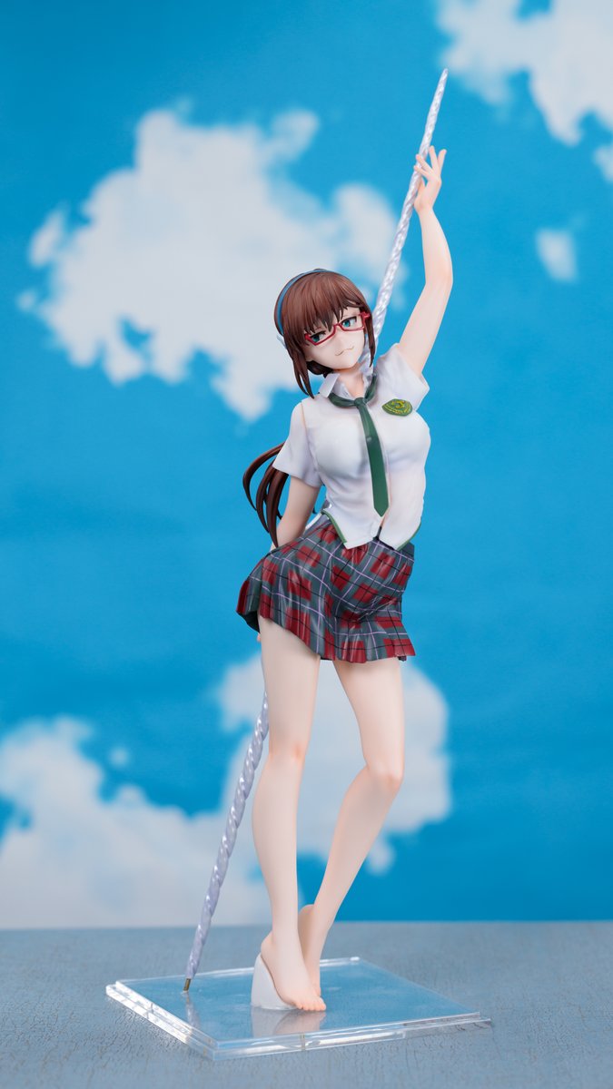 【未塗装】干潟為四 ヴィレの槍と真希波・マリ・イラストリアス　エヴァンゲリオン 干潟為四 ヴィレの槍と真希波・マリ・イラストリアス