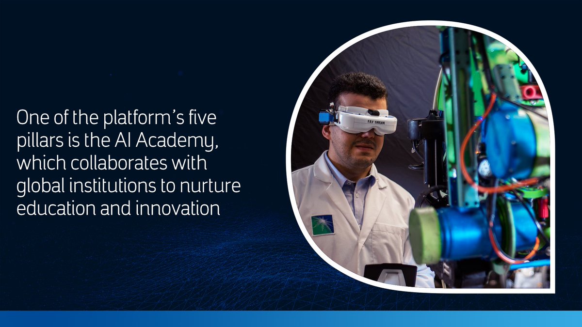 aramco's tweet photo. The AI Academy is one of our initiatives that enables digital innovation around today's challenges

Learn more about it and its recent milestone 👇

#aramco https://t.co/qGqHSJrYpw