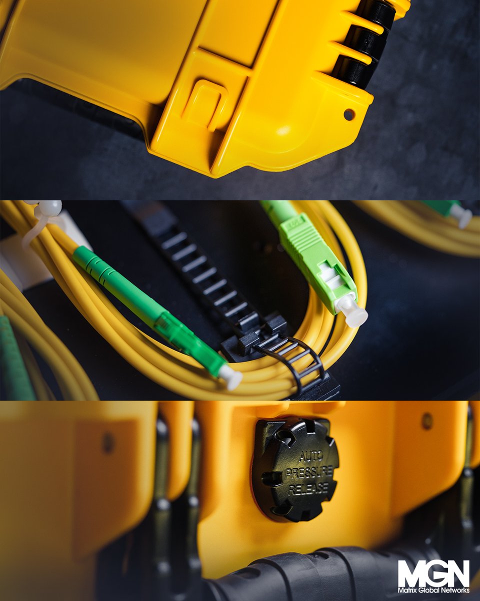 📢 3 in 1 - Multiple Fibre Launch Box/Exit Fibre 
➡️ lnkd.in/e3jgc8mc

Supplied in a compact rugged SR Polypropylene enclosure and can be ordered with a choice of connector types. The box is waterproof, dustproof and is available up to 2200m for singlemode or multimode.