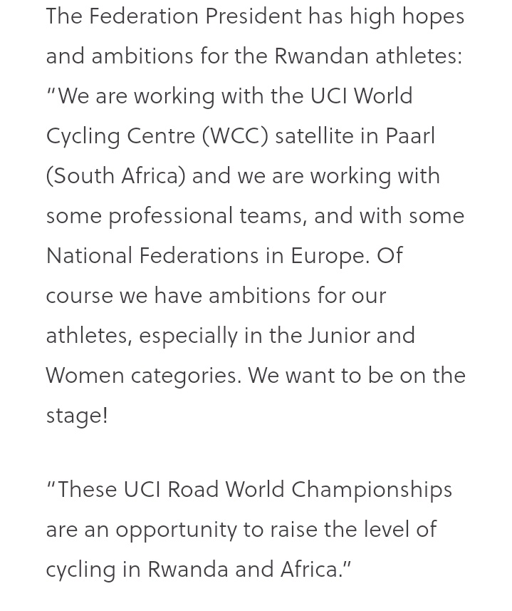 PascalTechRw's tweet photo. #Kigali2025 are you ready?
We must start now to develop Young Cycling Boys and Girls.
14-16 years Old
The game is now ๐ด๐ด๐ด๐ด๐ต
@cyclingrwanda @InovoTec @VisitKirehe @KireheDistrict @CityofKigali https://t.co/lDDuK9bsOS