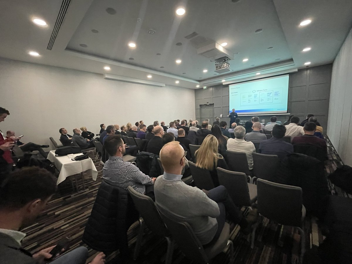 IrelandVMUG's tweet photo. Our Gold Sponsor @EkcoCloud taking us through their managed Kubernetes service built with VMware Tanzu! 

@VMwareTanzu https://t.co/Ujlg6wzbDq