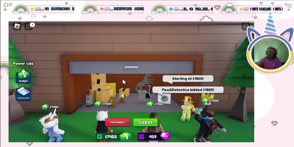 ich bin Live gegangen 
Schaut doch gerne mal vorbei!
#Twitchde #Einhorn #Follow #Twitch
#gaming #twichstreamer 
Roblox ift.tt/l9I6uji