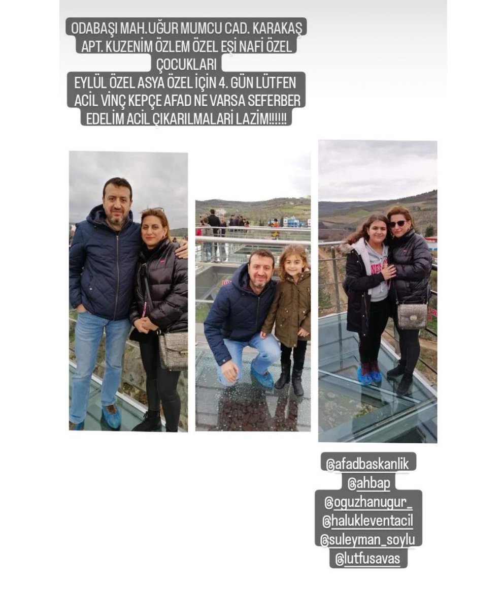 selinednmz's tweet photo. Toujours sans nouvelles de ma famille merci de retweeter svp  //   Ailemden hala haber yok, lütfen retweetleyin   //      Still no news from my family, please retweet
 #depremden #hatay #deprem #Turkey #TurkeyEarthquake #AFADANTAKYA #afad #AHBAP #antakya #antakyagay #antakyaafad https://t.co/mxMPe1GHj1