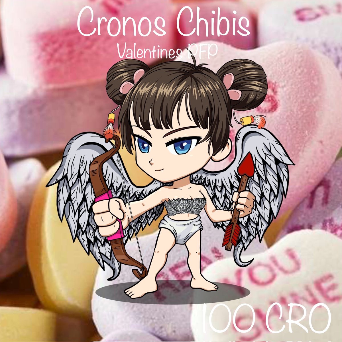CronosChibis's tweet photo. To celebrate 🍾 the Chibis Valentines 
Collection dropping on @CronosCorgi

https://t.co/YypleNIfWp
We're giving away 1x nft
❤️ + ♻️ + 👣 @CronosChibis @CronosCorgi 
@3 friends 
72 hours #NFTGiveaways #ValentinesDay #CRO https://t.co/0n3w8OT0Jb