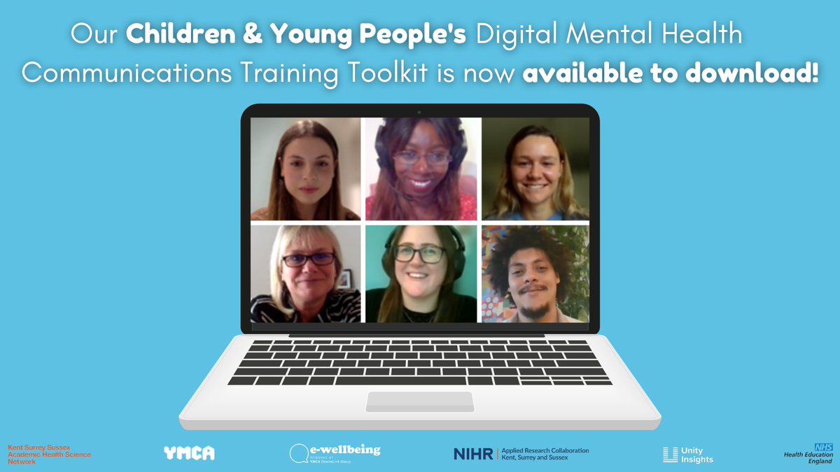 Our Digital Mental Health Communications Toolkit is now LIVE! 🎉 To find the full toolkit, in-depth evaluation, feedback from participants and young people, and supporting resources, CLICK HERE: bit.ly/e-wellbeingTra… @KSSAHSN @UnityInsights @YMCADLG