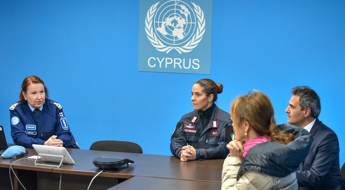 UN Cyprus on Twitter "RT s_koivu H.E. Ferrari Bravo and the First Secretary, Mr Ernesto