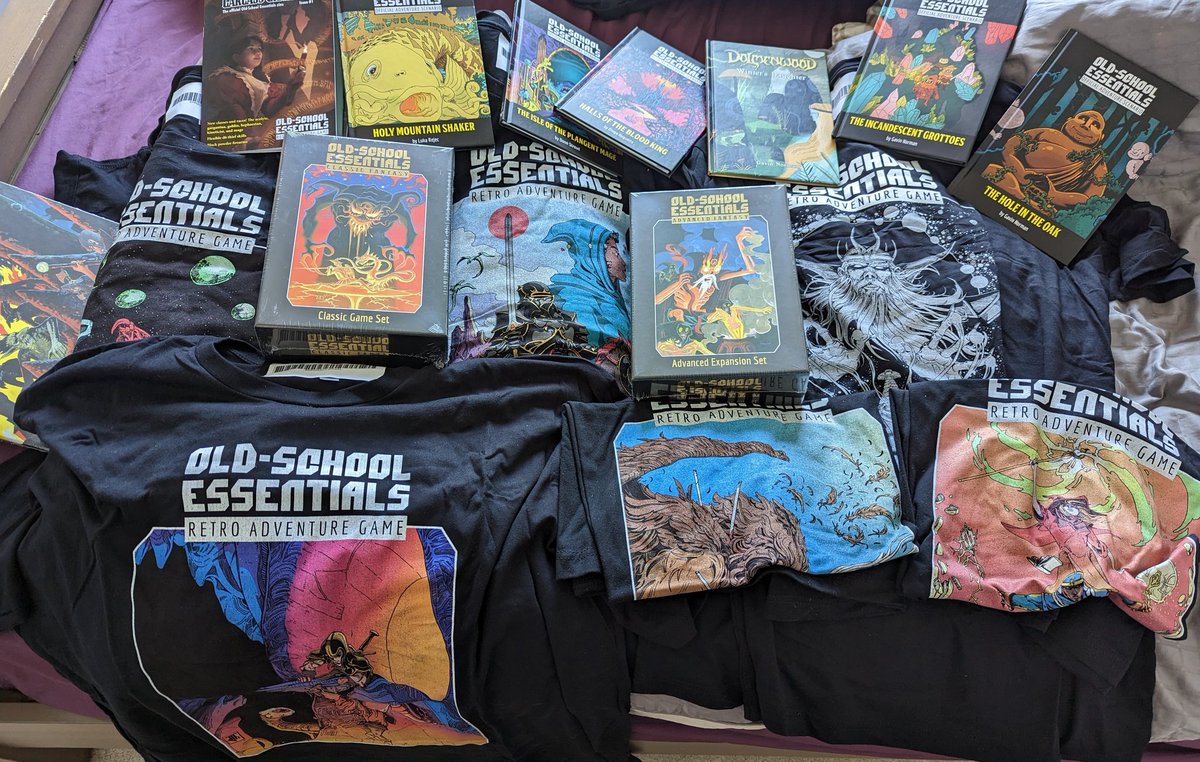 It's Christmas in February! I'm fully ready to switch from WoTC to <a href="/NecroticGnome/">Necrotic Gnome</a> going forward. #OldSchoolEssentials