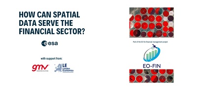 📢 We've been granted the EO-FIN project from @esa As the first deliverable, we will host the Spatial Data for Financial Management workshop with @LondonEconomics Don't miss it! 👇 📅 February 16-17 ow.ly/ra9u50MN2rT #Space #EO