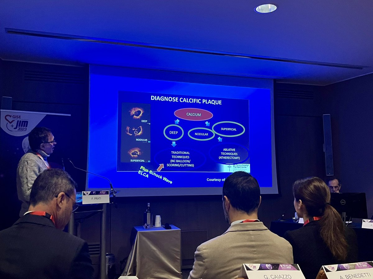 giuliamasiero3's tweet photo. #lunch symposium #JIMGISE2023 

#OCT role 

1️⃣ to address plaque composition

2️⃣ to understand stent failure 

3️⃣ to guide/optimise PCI

4️⃣ in vulnerable plaque?!

@sicigise 

#INTERCLIMA study #CLIOPCI study https://t.co/EMs0uucAmg