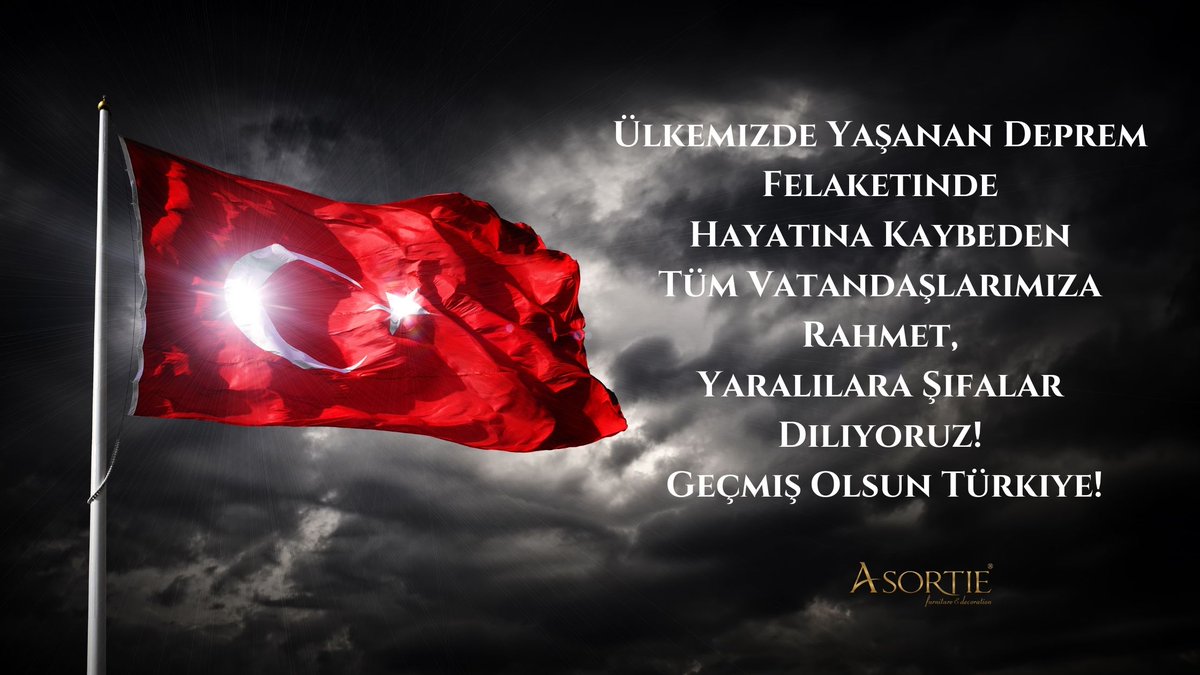 Depremde hayatını kaybeden tüm vatandaşlarımızı rahmet diliyoruz.#deprem