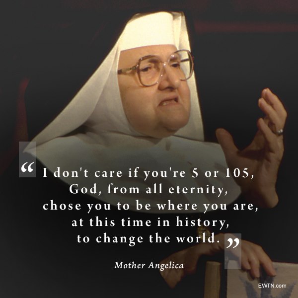 For more timeless wisdom from EWTN Foundress Mother Angelica: bit.ly/EMAOD
