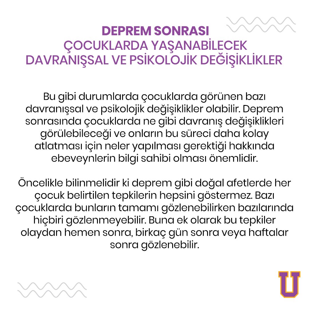 UgurOkullari's tweet photo. ❓Deprem ile ilgili çocuklarımızla nasıl iletişim kurmalıyız?

Psikolojik Danışma ve Rehberlik birimimizin yönlendirmeleri doğrultusunda hazırlamış olduğumuz "Depremin Çocuklar Üzerine Etkisi" başlıklı içeriklerimizi sağa kaydırarak inceleyebilirsiniz. https://t.co/TKkiGjGsUu