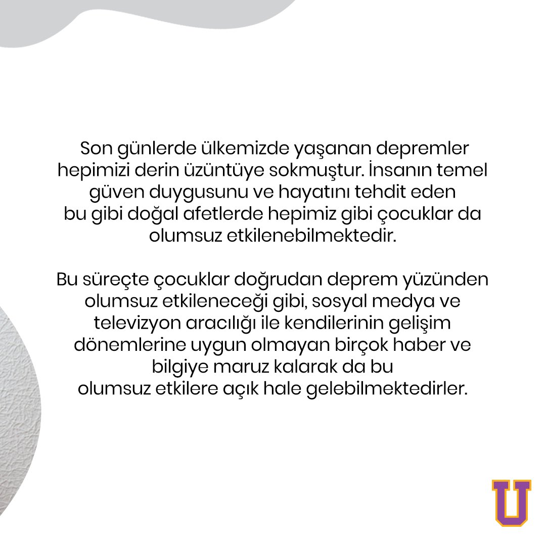 UgurOkullari's tweet photo. ❓Deprem ile ilgili çocuklarımızla nasıl iletişim kurmalıyız?

Psikolojik Danışma ve Rehberlik birimimizin yönlendirmeleri doğrultusunda hazırlamış olduğumuz "Depremin Çocuklar Üzerine Etkisi" başlıklı içeriklerimizi sağa kaydırarak inceleyebilirsiniz. https://t.co/TKkiGjGsUu