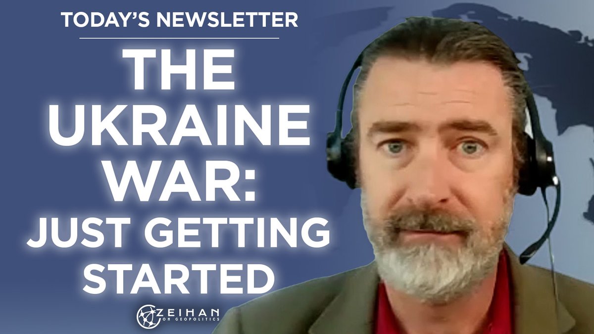 PeterZeihan's tweet image. Perhaps the scariest takeaway from the Ukraine War is that it's just beginning. To fully understand what is at stake here, we must look at Russia's motivators and the possible outcomes.

My Latest: mailchi.mp/zeihan/the-ukr…