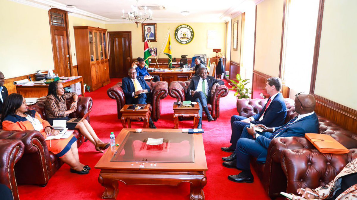 SakajaJohnson's tweet photo. Great trade discussions that will link Nairobi businesses with Australian opportunities and vice versa with Aus Consul General Dubai and General Manager Africa, Middle East and Pakistan for the Australian Trade and Investment Commission Mr. Ian Halliday. https://t.co/N0LBVuUcr5