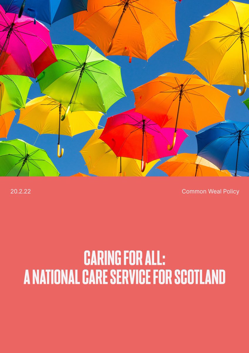 Common_Weal's tweet photo. Last year we published #CaringForAll, setting out a blueprint for a National Care Service:
✅ Not-for-profit
✅ Free at the point of need
✅ Womb to Tomb
✅ Locally delivered
We need a real National Care Service now more than ever: https://t.co/vvF0nM7UVf https://t.co/ViLKEVCB1e