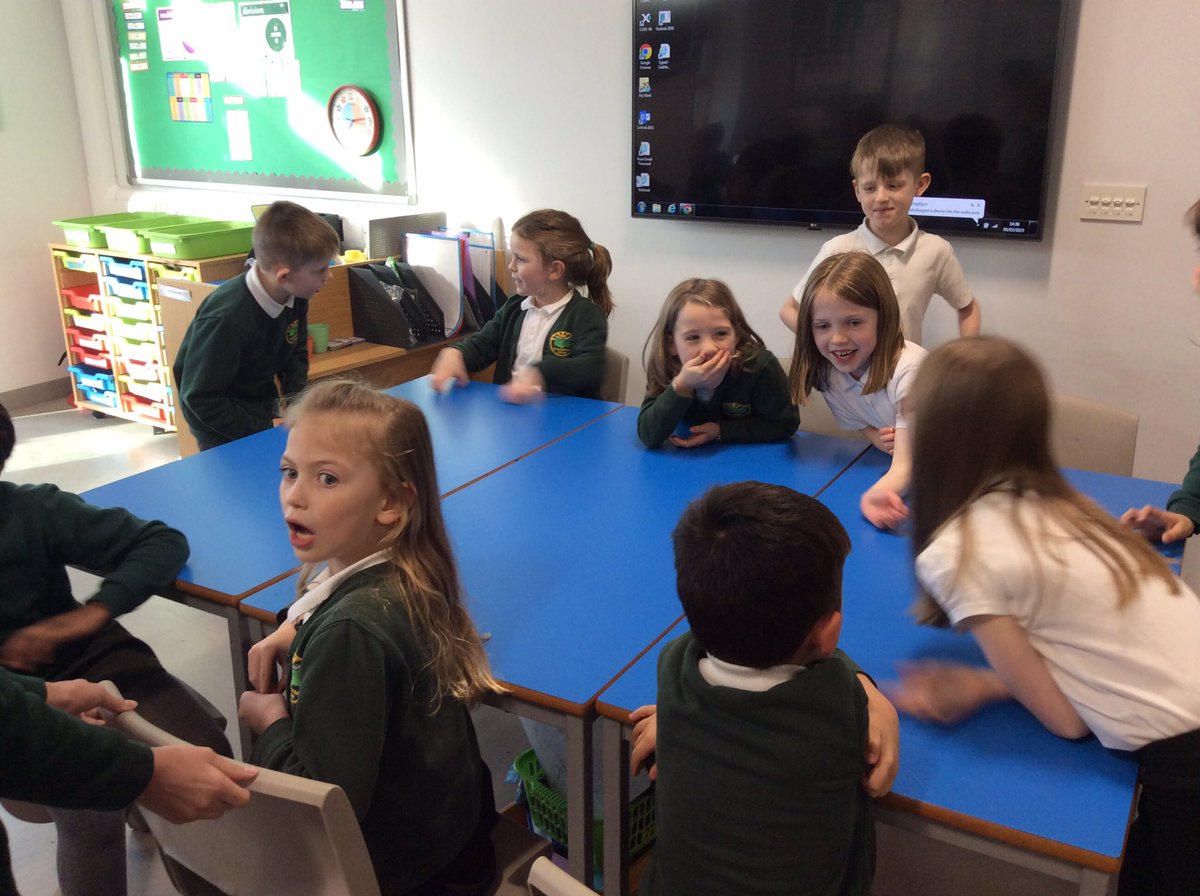 GreenbraeP5's tweet photo. For #childrensmentalhealthweek2023 we have been focusing on building connections by getting to know each other better and by getting to know some other classes @Greenbraeschool https://t.co/U5V0FyzvFA