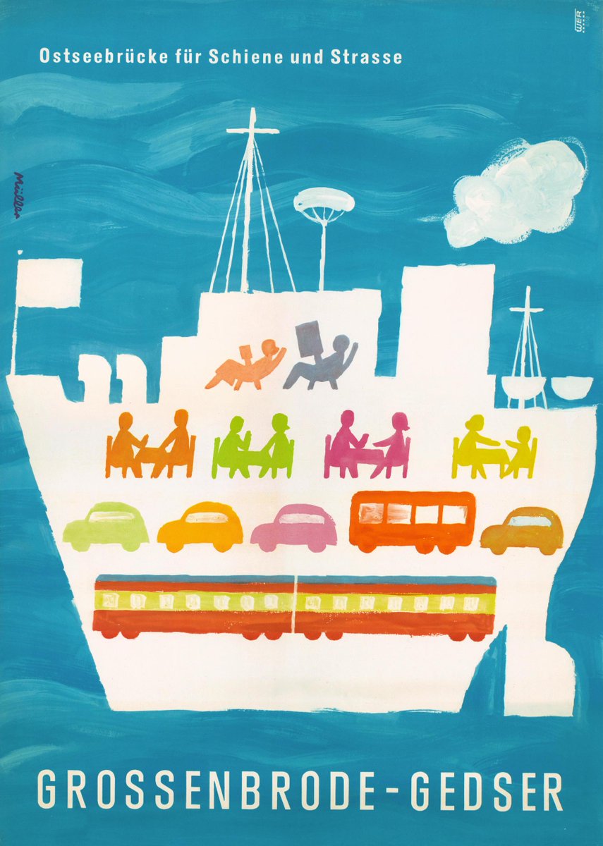 bundesbahn's tweet photo. Das Bundesbahn-Werbeamt präsentiert: Unser Plakat für die KW 6 https://t.co/5QdEtIXfhe