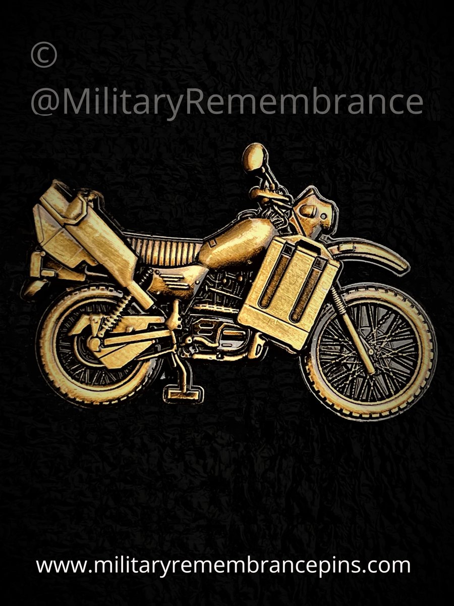 Today's Highlighted Product.
HARLEY DAVIDSON ARMSTRONG MT500 / 350 MILITARY MOTORCYCLE LAPEL PIN
45mm 2x Rear Pins for added security &amp; Anti Rotation #rememberanceday #army #harleydavidson #MT500 #dispatchrider #remembrance #lapelpins #motorbike #motorbikelife