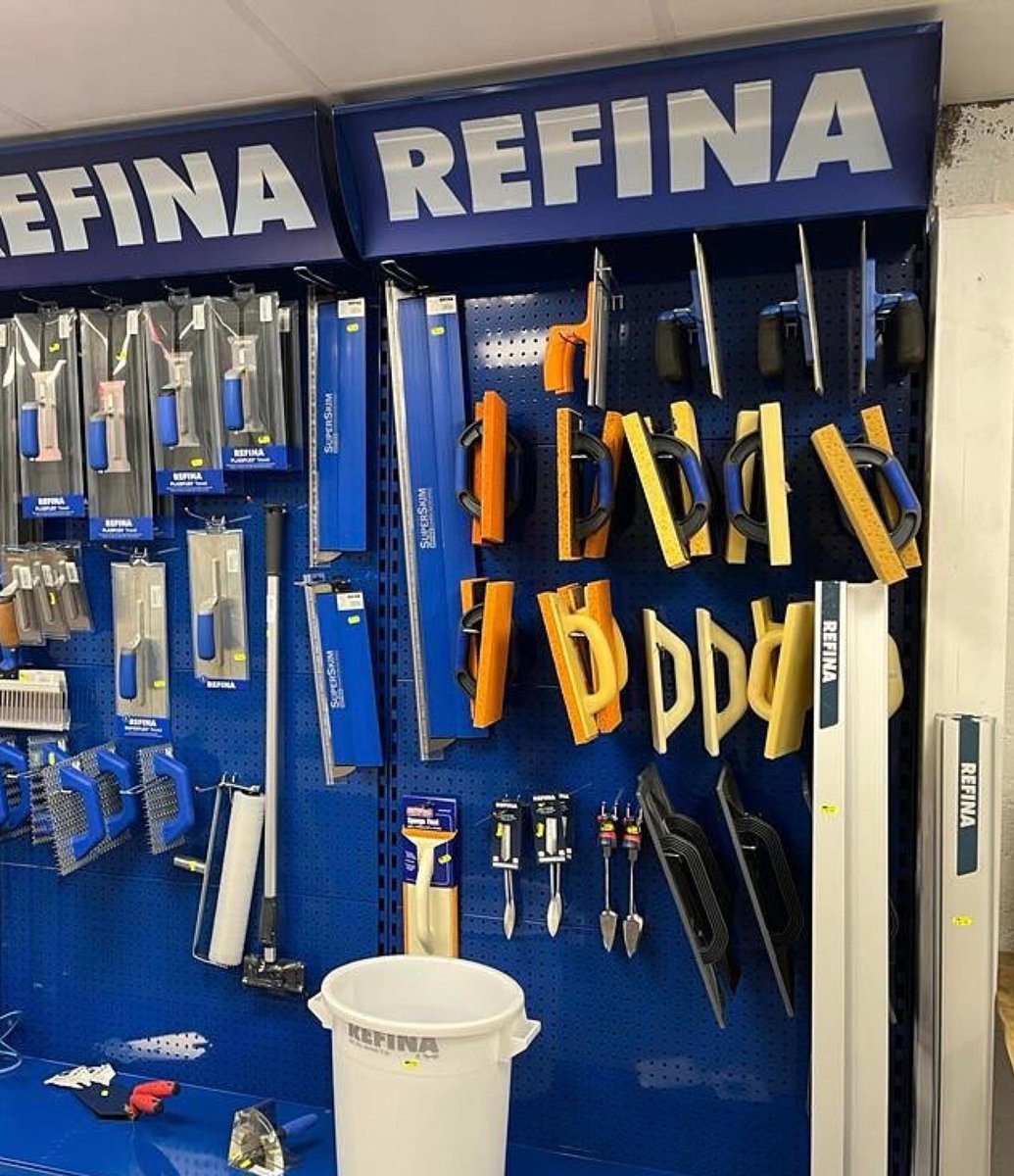 Good luck to IM Tools & Plant Hire with their new shop! Thanks for choosing to stock Refina. We wish you all the best for the future and if you're near Burnham On Sea, TA8 1EY, pop in 👍

#refina #plasterers #toolshop