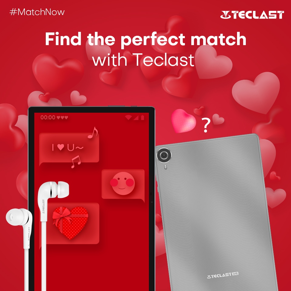 TeclastOfficial's tweet photo. True love doesn’t just meet you at your best. It meets you in your mess.💖 Find your perfect match. 😘
Comment Below your favorite model of Teclast tablet with hashtags like #MatchNow + #T40Pro2023. 👇
💝Gift Guide: https://t.co/z1g0J9dmkI
#Teclast #MatchNow #tablet #gift https://t.co/DF2Sj0dXwV