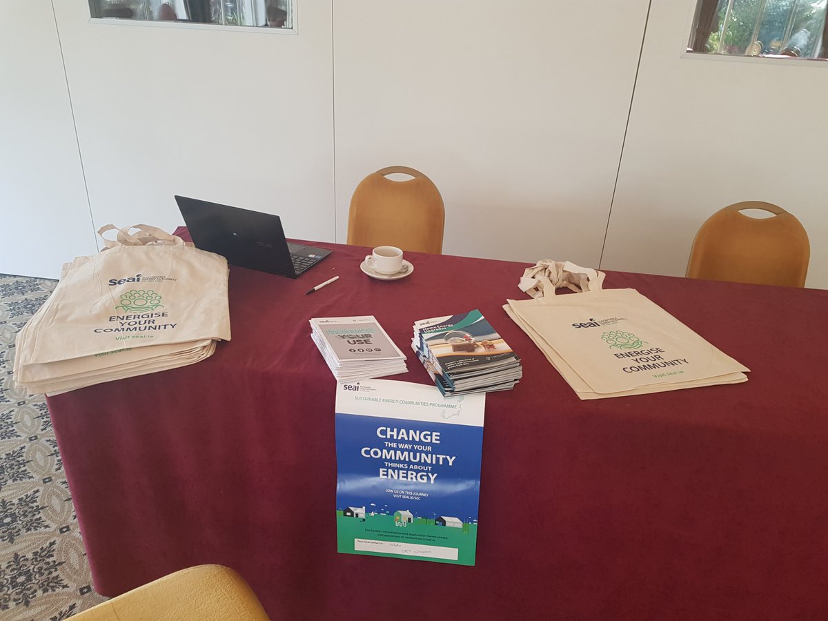 Westmeath County Mentor <a href="/IsabellaDonnel1/">Isabella Donnelly</a> is currently at the <a href="/westmeathcoco/">Westmeath County Council</a> PPN community event in Athlone answering questions on the Sustainable Energy Community network and supports available. <a href="/SEAI_ie/">SEAI</a> 
Drop down to the Shamrock Lodge for further info.