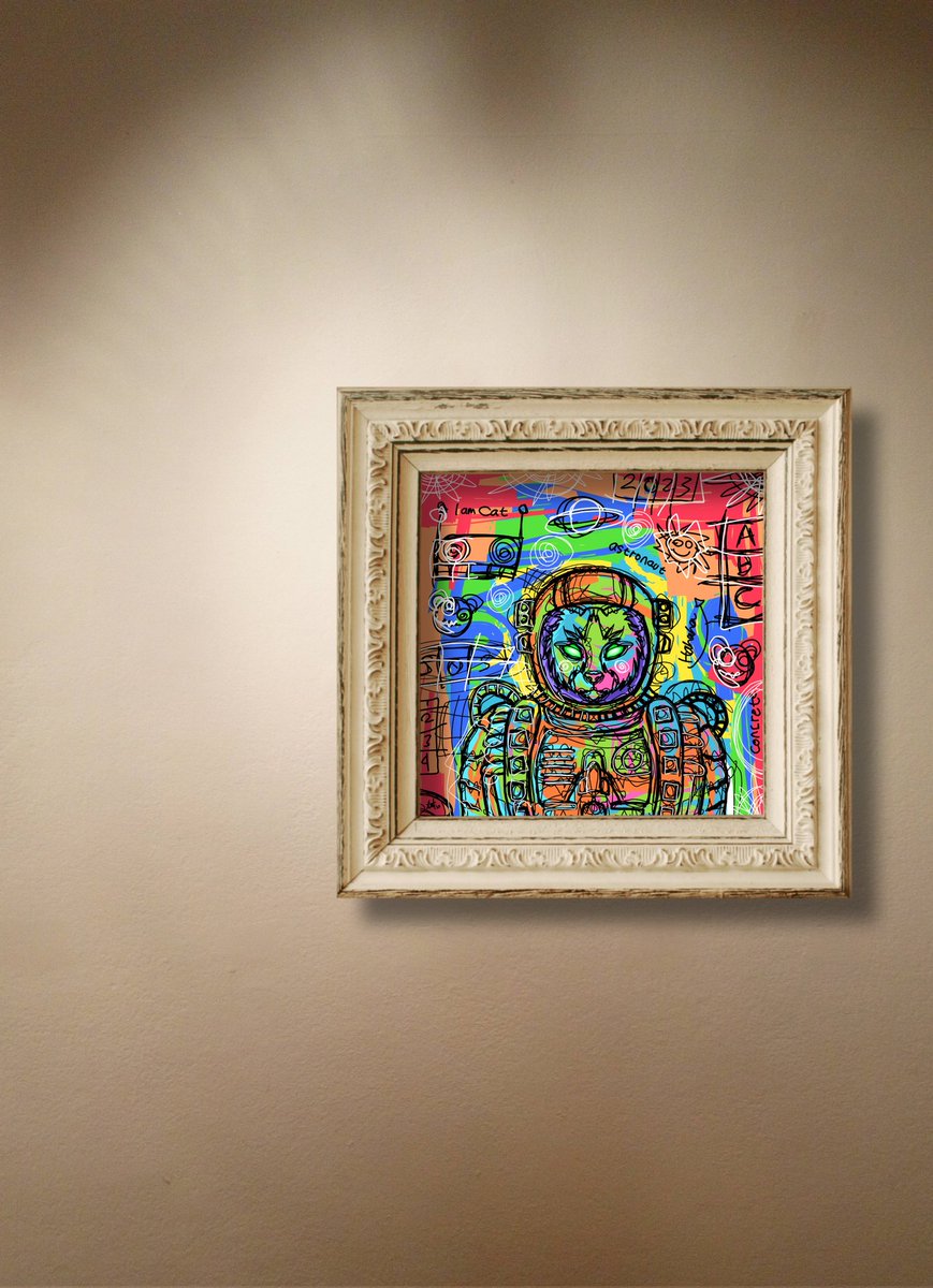 nftconcrete1's tweet photo. Gm Gn CNFT lovers ♥️🚀🚀🚀

title "astronaut cat" 
"felicette cat is the first cat to land on the moon, we honor it with art" 

If you want to buy, you can click the link below or in nftconcrete's Twitter bio ⬆️⬇️

Love you all ♥️🚀💪

#CNFTs #CardanoNFTs #CardanoCommunity #NFTs https://t.co/5UKEncO0gE