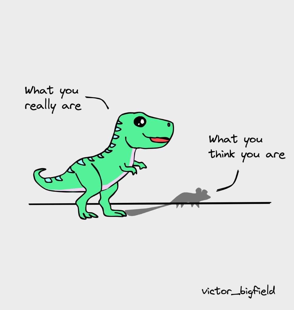 victor_bigfield's tweet photo. Don't let anyone destroy the confidence that's inside you.🦖 https://t.co/plOZJDU259