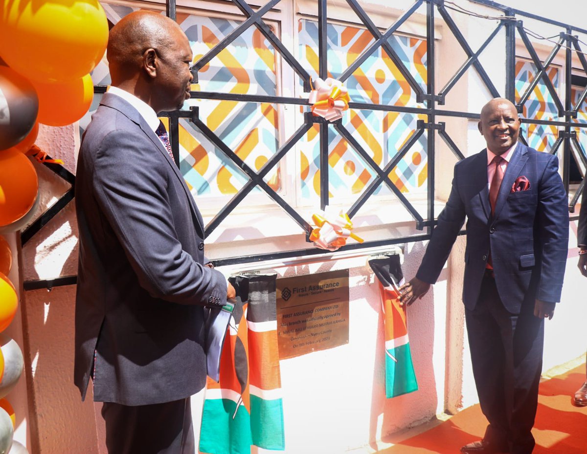 karimi_jessica's tweet image. First Assurance today has officially opened it doors in Nyeri ready to serve nyeri and the larger Mt.kenya region....
Congratulations 🎊 #firstassurance