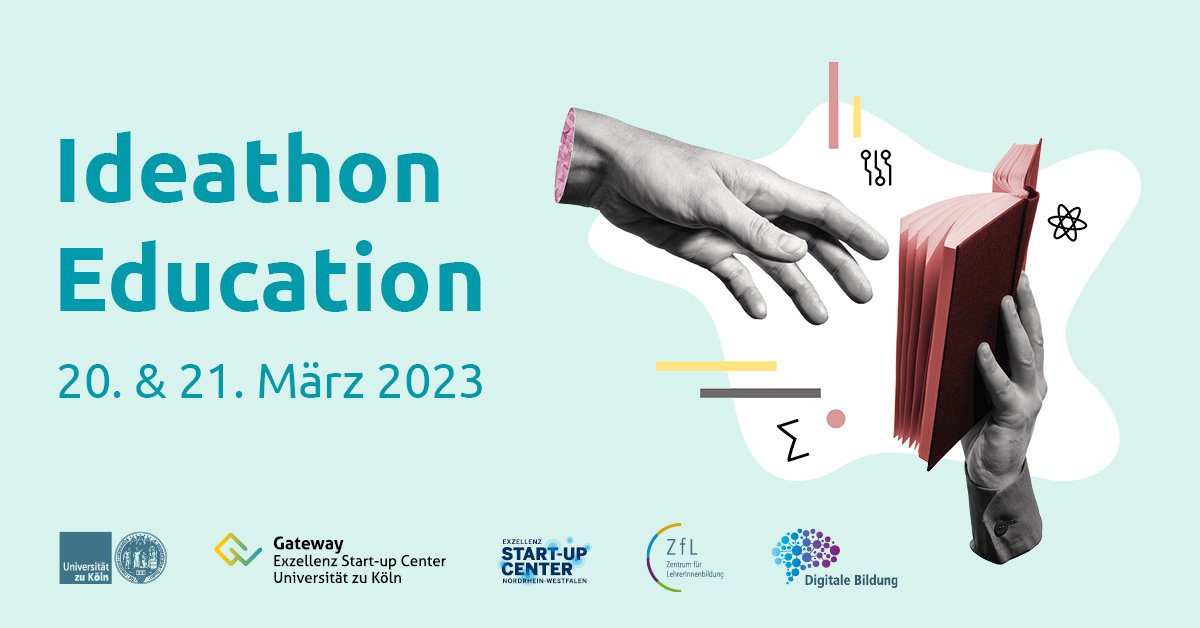 Der (MINT-)Lehrer*innen-Mangel stellt den  Schulbetrieb vor neue Herausforderungen. Wir suchen nach Lösungen - mit euch! Mit Kölner Studierenden, Referendar*innen und  Lehrkräften erarbeiten wir konkrete Ideen für zwei Kölner Schulen. Jetzt anmelden. 😊 eventbrite.de/e/ideathon-edu…