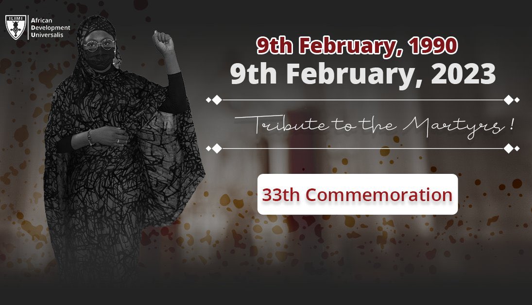 ADULeads's tweet photo. A l’occasion du 33ème anniversaire de la commémoration des évènements tragiques du 9 Février 1990, les #YoungLeaders rendent, un vibrant hommage aux familles et proches des victimes en particulier et à l’ Union des Scolaires Nigériens - USN en général.
Rest In Peace !
#9Fev https://t.co/IjEzRpP19r