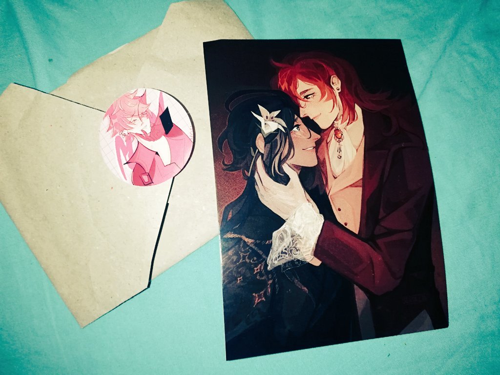 Приїхали солоденькі хлопчики від <a href="/Senta_lia/">Huckleberry🇺🇦</a> ❤️
Не закохатись в ці малюнки неможливо! Тепер у нас з дружиною до дня закоханих є свої закохані 😍
#Genshinlmpact #kaeluc #luckae #УкрТві