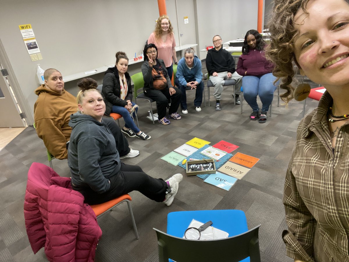 CJC_Impact's tweet photo. 11th CJC Women’s Restorative Reentry Circle of Support held on Tuesday February 7, 2023 at the Lincoln office with justice involved individuals from the Community Correction Center Lincoln (CCCL) "TRANSFORMING HARM to HEALING to HOPE” https://t.co/1g9sEKFAbS